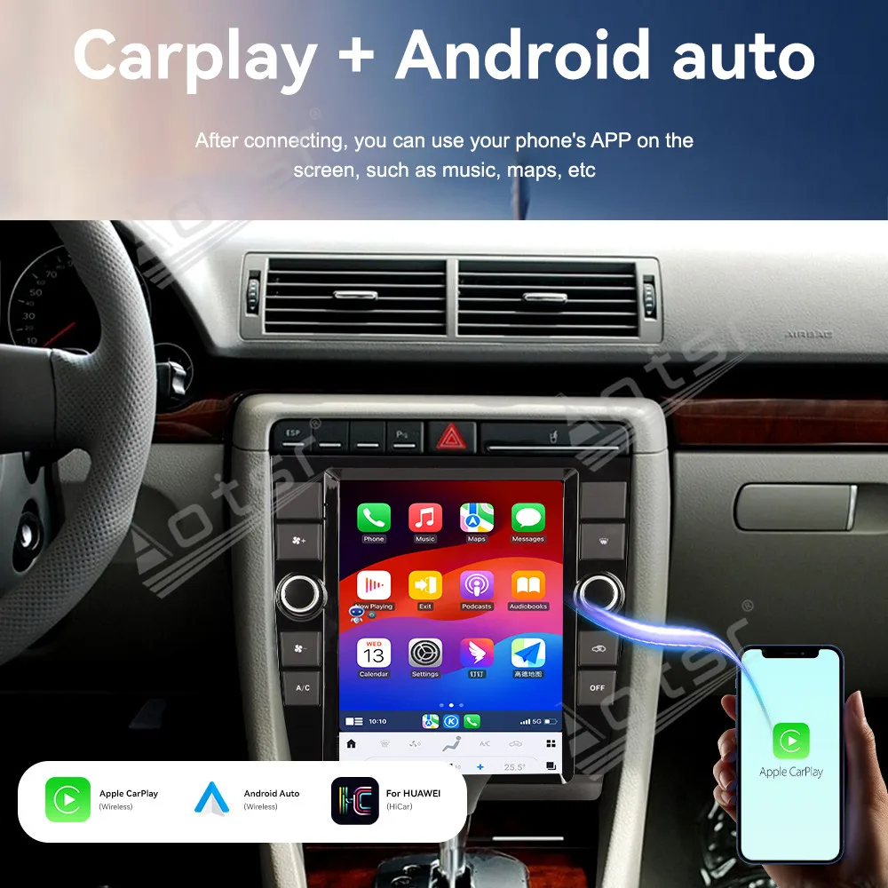 Умный голосовой экран для Audi A4 2002 ~ 2008 Android Auto Мультимедиа Автомобильный радиоприемник GPS-навигация Аудио Стерео Видеоплеер Головное устройство
Умный голосовой экран для Audi A4 2002 ~ 2008 Android Auto Мультимедиа Автомобильный радиоприемник GPS-навигация Аудио Стерео Видеоплеер Головное устройство
