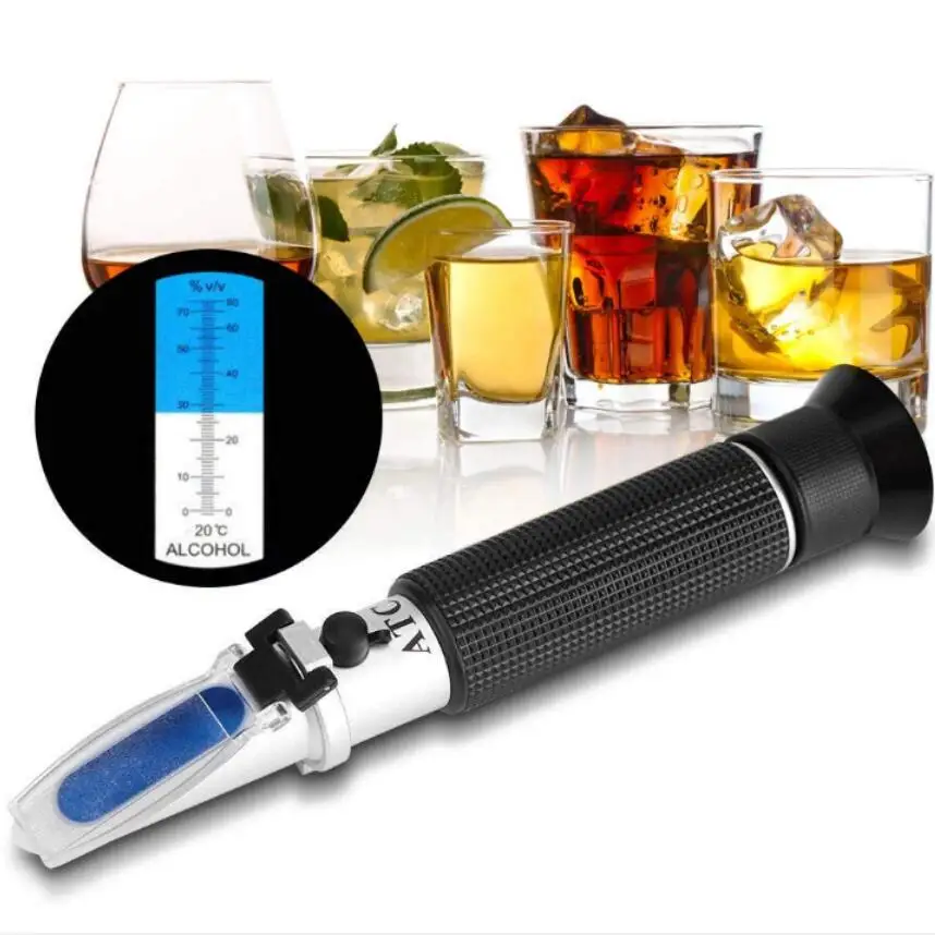 2025 new Handheld 0-80% Alcohol Refractometer For Spirits Household Liquor Brewing Refractometer Alcohol Concentration Detector
2025 new Handheld 0-80% Alcohol Refractometer For Spirits Household Liquor Brewing Refractometer Alcohol Concentration Detector