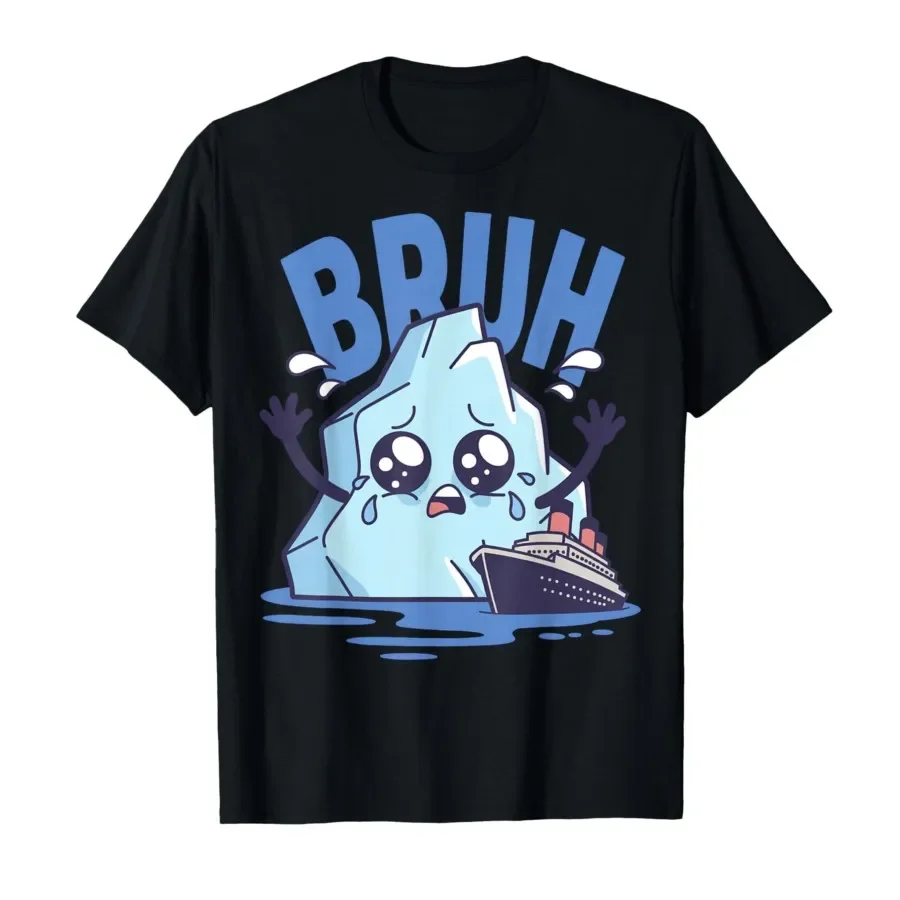 Funny Titanic Iceberg T-shirt For Men Women 100% Cotton T Shirts Short Sleeve Tops 0501-2
Funny Titanic Iceberg T-shirt For Men Women 100% Cotton T Shirts Short Sleeve Tops 0501-2