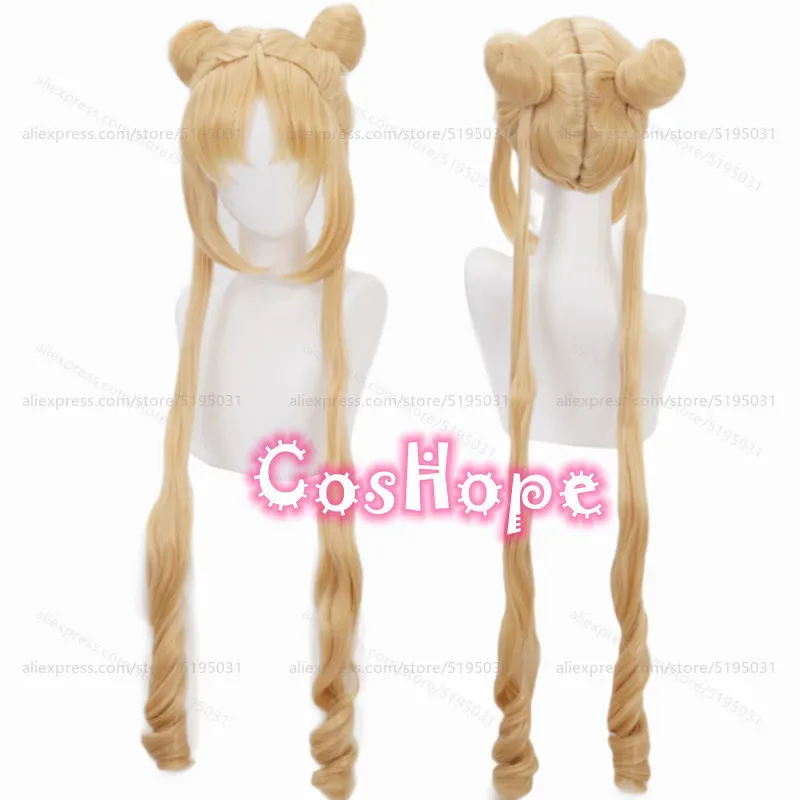 Tsukino Usagi Cosplay Wig Princess Serenity 110cm Long Yellow Wig Cosplay Anime Cosplay Heat Resistant Synthetic Wigs
Tsukino Usagi Cosplay Wig Princess Serenity 110cm Long Yellow Wig Cosplay Anime Cosplay Heat Resistant Synthetic Wigs