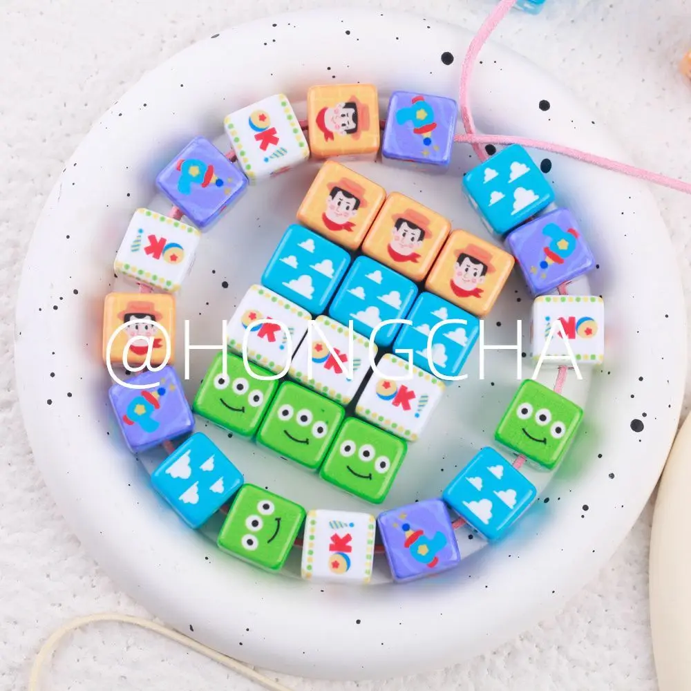 1.5cm Toy Story acrylic printed bead cube DIY craft accessory bag charm phone accessory material
1.5cm Toy Story acrylic printed bead cube DIY craft accessory bag charm phone accessory material