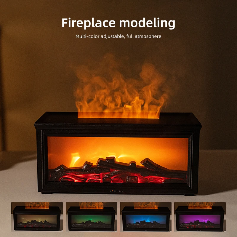 Colorful LED Light Simulated Fireplace Air Humidifier Aroma Diffuser USB Fragrance Aromatherapy Machine with Remote Control
Colorful LED Light Simulated Fireplace Air Humidifier Aroma Diffuser USB Fragrance Aromatherapy Machine with Remote Control