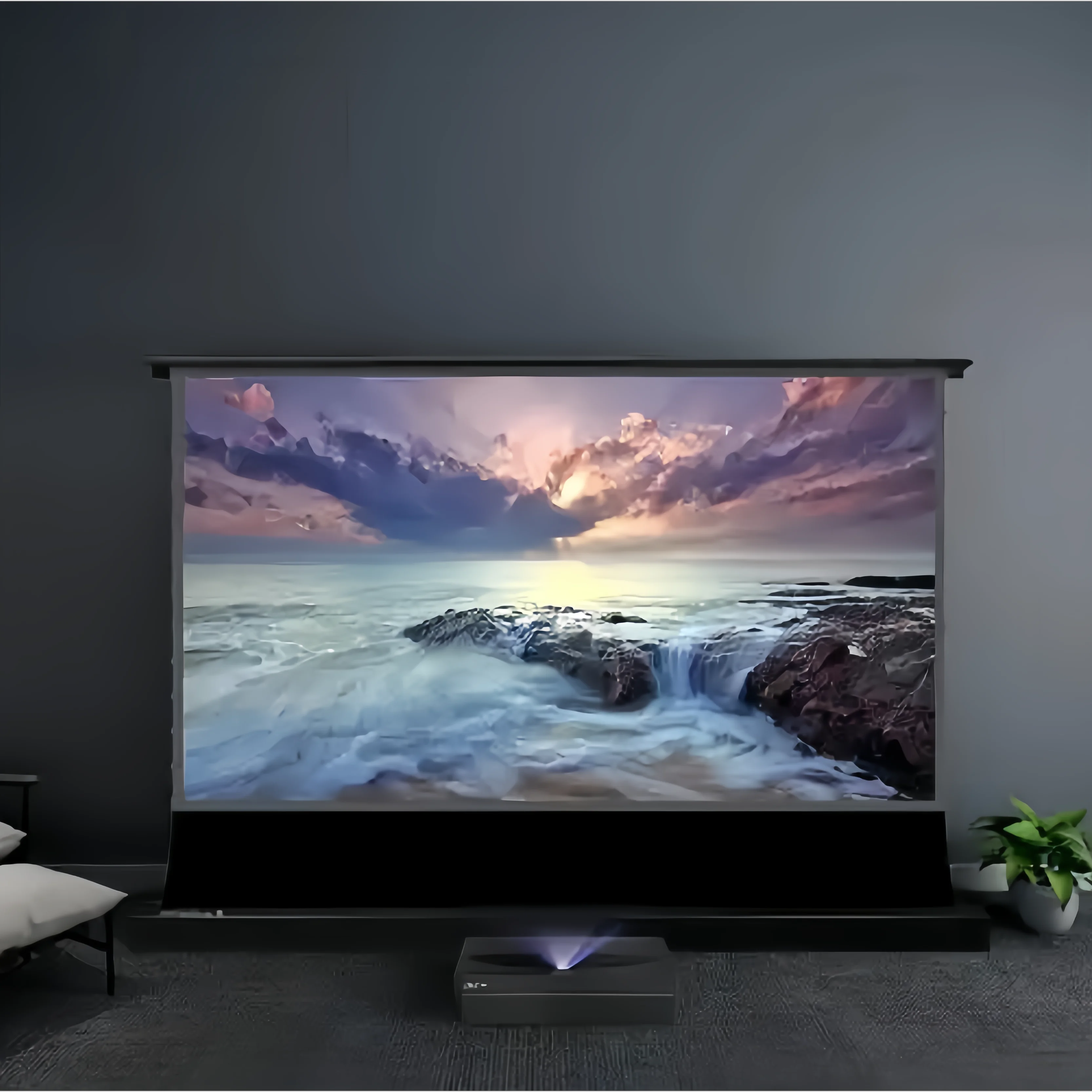 72" 84" 92" 100" 120" 16:9 Floor Screen For Laser Tvs, UST Projector
72" 84" 92" 100" 120" 16:9 Floor Screen For Laser Tvs, UST Projector