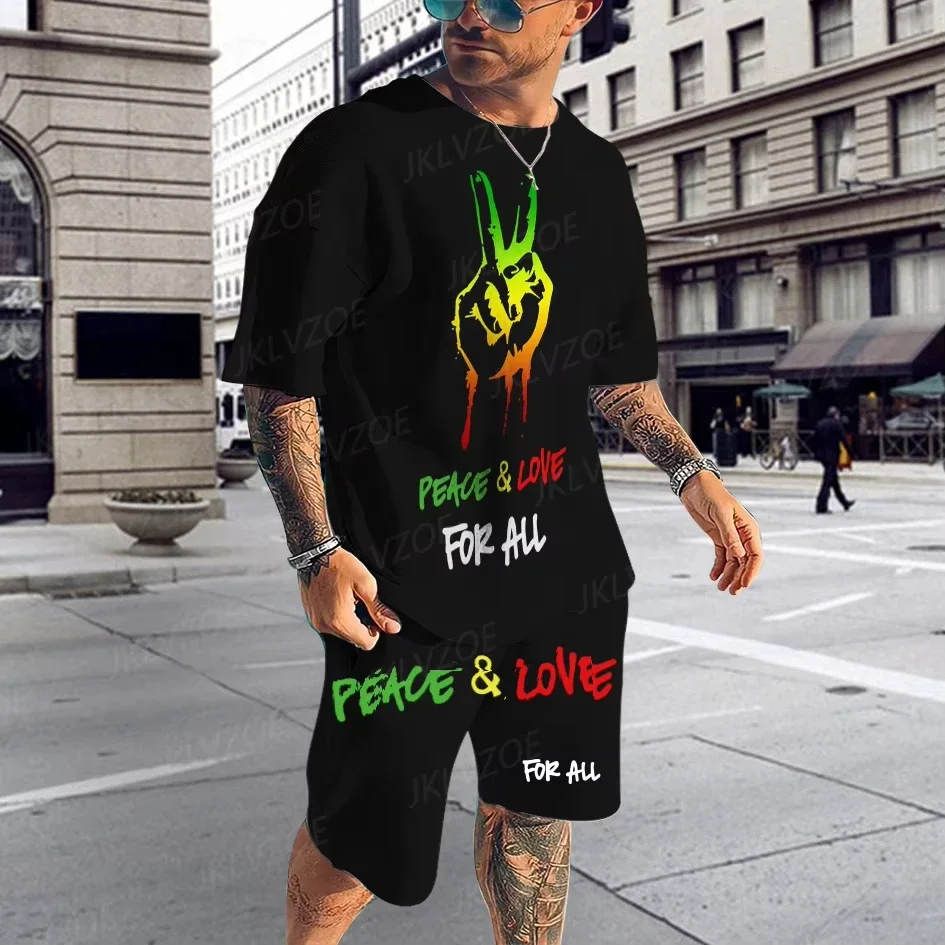 Music Revolutionary and Peacemaker Bob Marley3D Printed Quick-drying Breathable Sport Men's Plus-size Crew Neck Suit
Music Revolutionary and Peacemaker Bob Marley3D Printed Quick-drying Breathable Sport Men's Plus-size Crew Neck Suit