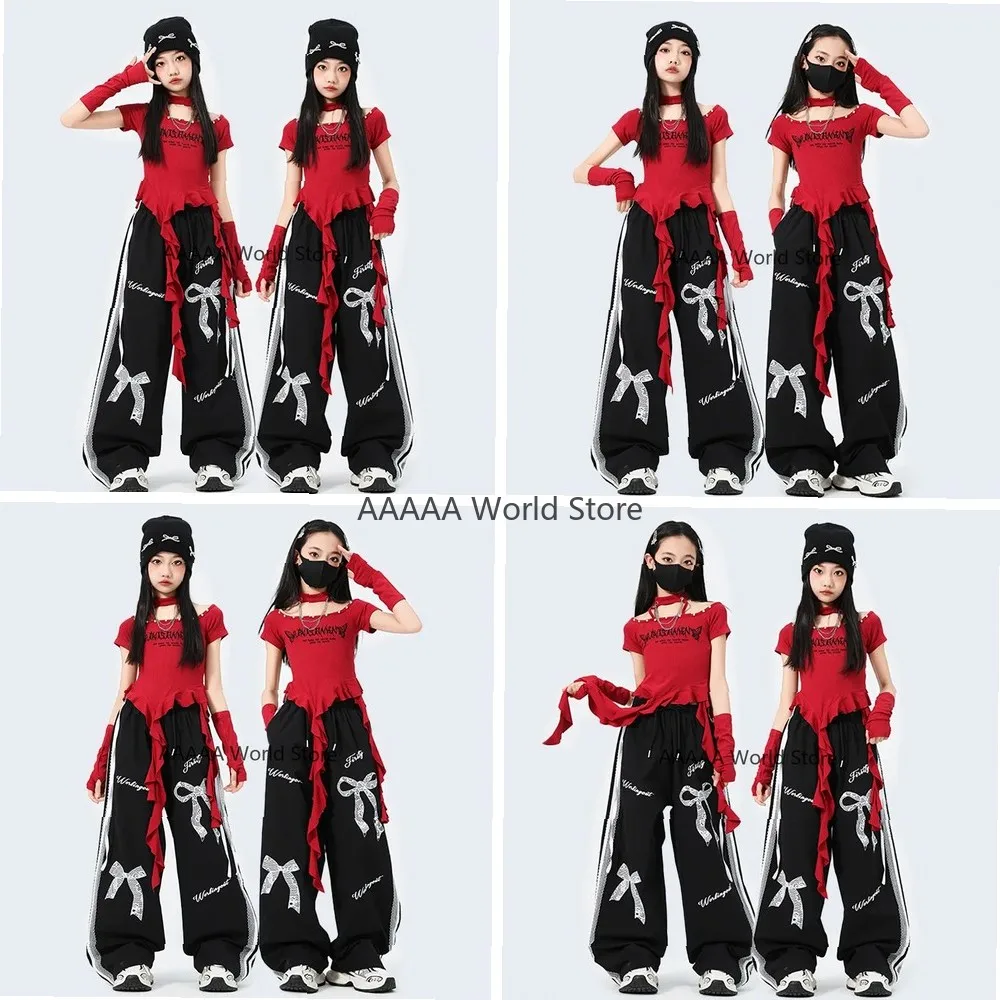 Cosplay Hip Hop Spicy Girls Crop Top and Loose Pants Set Kids Kpop Jazz Dance Costume Streetwear Outfit
Cosplay Hip Hop Spicy Girls Crop Top and Loose Pants Set Kids Kpop Jazz Dance Costume Streetwear Outfit
