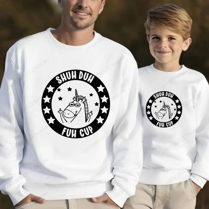 Детская толстовка с длинным рукавом, с принтом единорога 
Детская толстовка с длинным рукавом, с принтом единорога