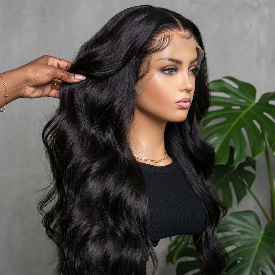 40 Inch Extra Long 250% Density Natural Black Luxury 13x6 HD Lace Frontal Body Wave Silky Soft 13x4 Remy Human Hair Wigs Pre Plucked Hairline Invisible Bleached Knots 5x5 Closure Wear and Go Tape Free Shiny Thick Full Ends
40 Inch Extra Long 250% Density Natural Black Luxury 13x6 HD Lace Frontal Body Wave Silky Soft 13x4 Remy Human Hair Wigs Pre Plucked Hairline Invisible Bleached Knots 5x5 Closure Wear and Go Tape Free Shiny Thick Full Ends