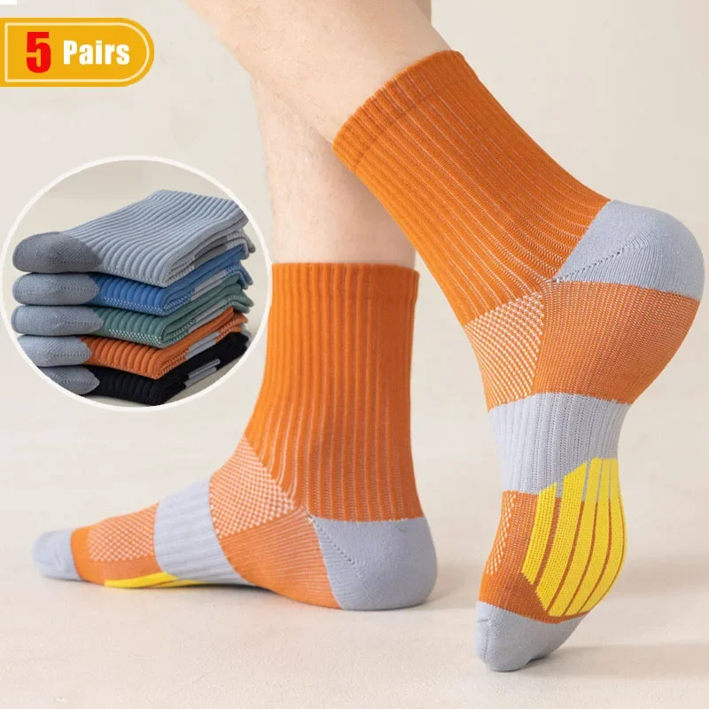 5 Pairs Men's Short Sport Socks Striped Compression Fitness Marathon Hiking Cycling Running Outdoor Basketball Socks Students
5 Pairs Men's Short Sport Socks Striped Compression Fitness Marathon Hiking Cycling Running Outdoor Basketball Socks Students