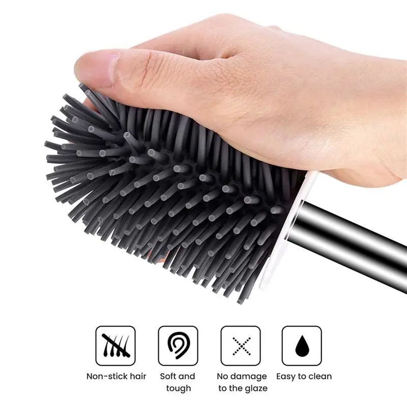 A013 Toilet Brush and Bracket, with Long Handle, Drip-Proof, Easy Assembly and Deep Cleaning
A013 Toilet Brush and Bracket, with Long Handle, Drip-Proof, Easy Assembly and Deep Cleaning