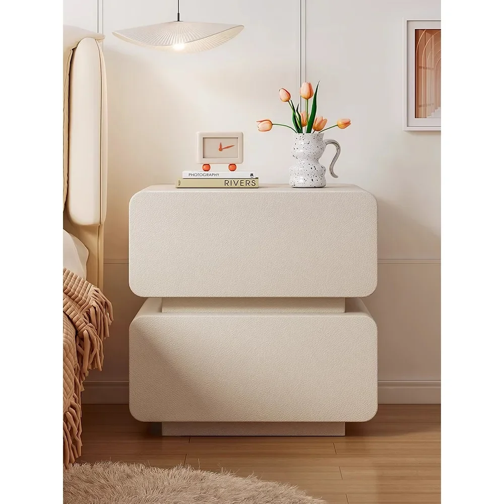 Cream style suspended bedside table with light for household storage small cabinet for simple modern bedroom
Cream style suspended bedside table with light for household storage small cabinet for simple modern bedroom