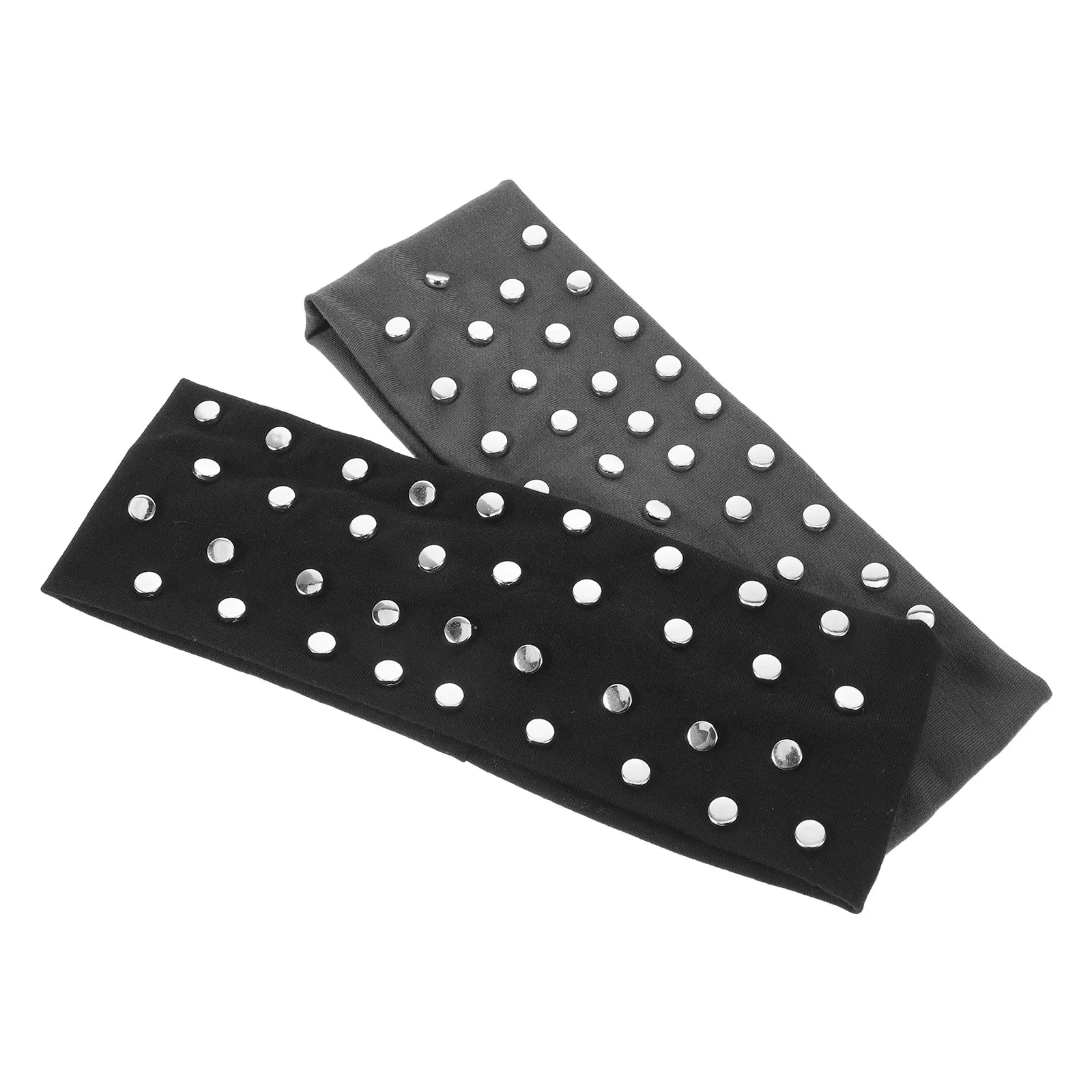 2Pcs Punk Studded Headbands for Women Soft Breathable Cloth Rock Festival Hair Wrap with Bold Metal Rivets Gothic Punk Rock
2Pcs Punk Studded Headbands for Women Soft Breathable Cloth Rock Festival Hair Wrap with Bold Metal Rivets Gothic Punk Rock