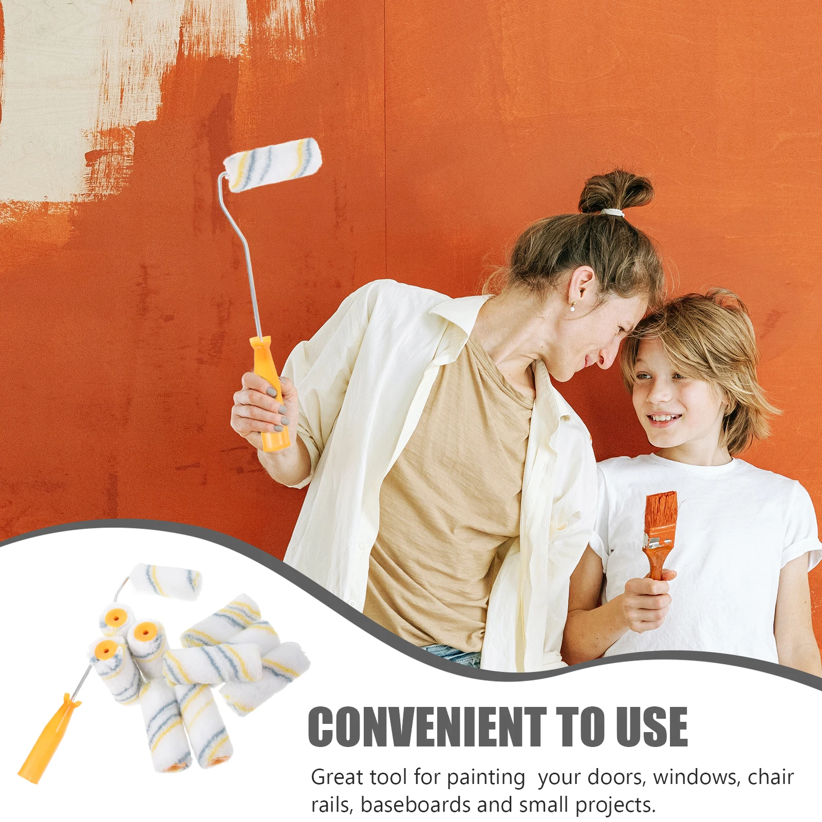 1 комплект, мини-валик для покраски стен, кисть, 20 желтых, серых чехлов, 1 32 см, желтая ручка, прочная для дверей, окон
1 комплект, мини-валик для покраски стен, кисть, 20 желтых, серых чехлов, 1 32 см, желтая ручка, прочная для дверей, окон