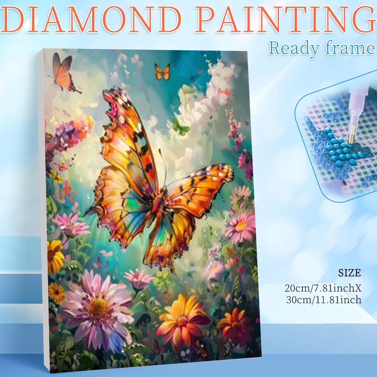 RUOPOTY Framed Butterfly Diamond Painting Kit Handiwork Art Adult Diamond Art Animall Full Round/Square Diamond Art Home Wall De
RUOPOTY Framed Butterfly Diamond Painting Kit Handiwork Art Adult Diamond Art Animall Full Round/Square Diamond Art Home Wall De