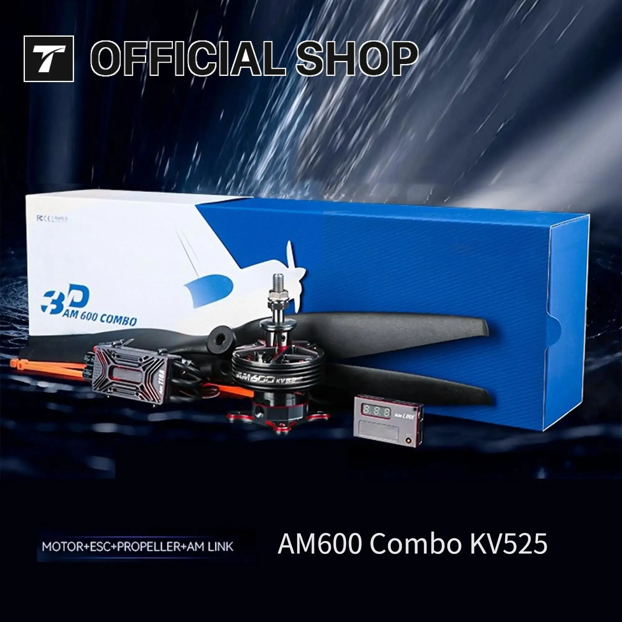 T-MOTOR AM600 Combo KV525 (AM600+AM116+16x8prop) Unleasch Extreme Potential With up to 8298g of thrust for 60-64"3D plane
T-MOTOR AM600 Combo KV525 (AM600+AM116+16x8prop) Unleasch Extreme Potential With up to 8298g of thrust for 60-64"3D plane
