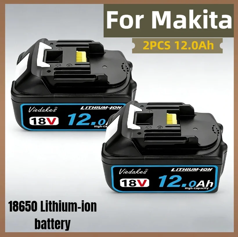 Genuine 18V 12Ah for makita18V Battery Power Tools Li-ion Replacement LXT BL1860 BL1850 BL1840 for 18V power tools with BMS
Genuine 18V 12Ah for makita18V Battery Power Tools Li-ion Replacement LXT BL1860 BL1850 BL1840 for 18V power tools with BMS