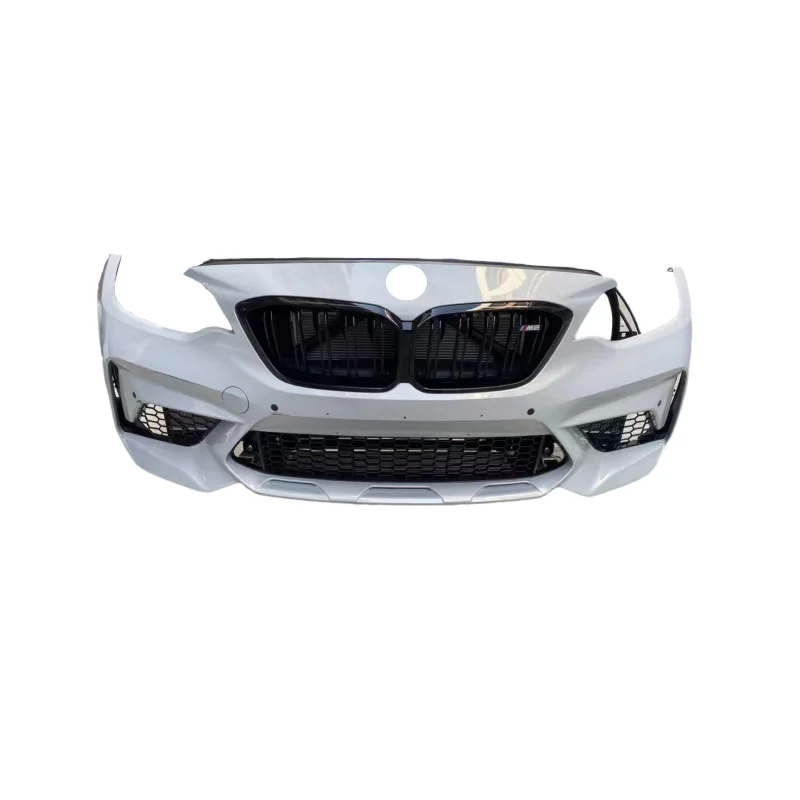 High-quality M2C F87 front bumper assembly with radiator and headlamps in pristine condition
High-quality M2C F87 front bumper assembly with radiator and headlamps in pristine condition