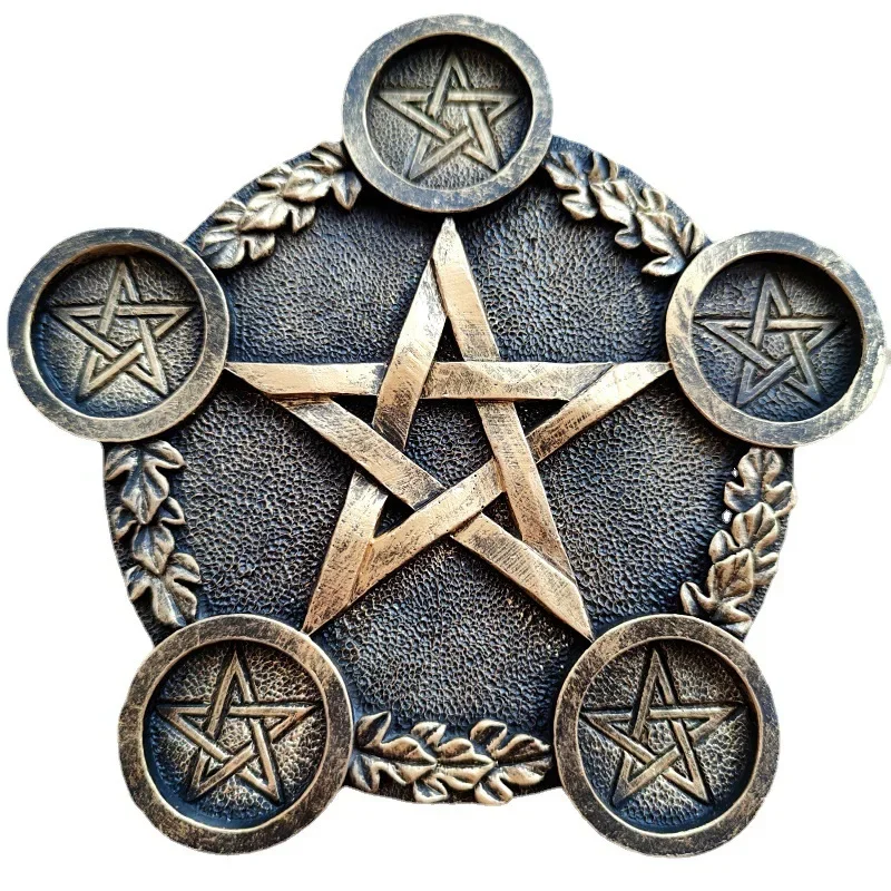 Pentagram Candle Holder Altar Light Holder Decoration Cup Candle Holder Board Game Tarot Astrology Props Witchcraft Supplies
Pentagram Candle Holder Altar Light Holder Decoration Cup Candle Holder Board Game Tarot Astrology Props Witchcraft Supplies