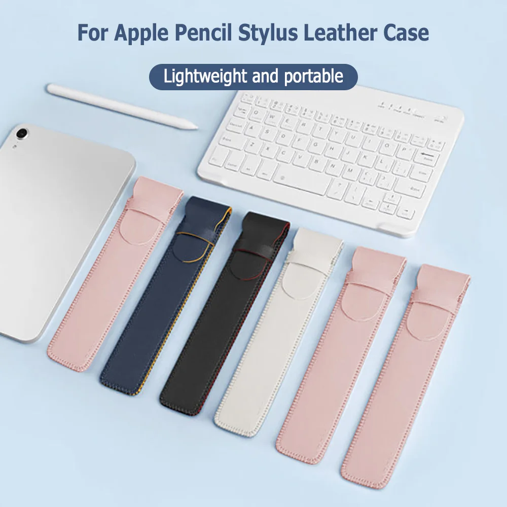 Dual-color PU Leather Pouch Anti-scroll Protective Cover Portable Holder for Apple Pencil Stylus Pen iPad Tablet Accessory
Dual-color PU Leather Pouch Anti-scroll Protective Cover Portable Holder for Apple Pencil Stylus Pen iPad Tablet Accessory