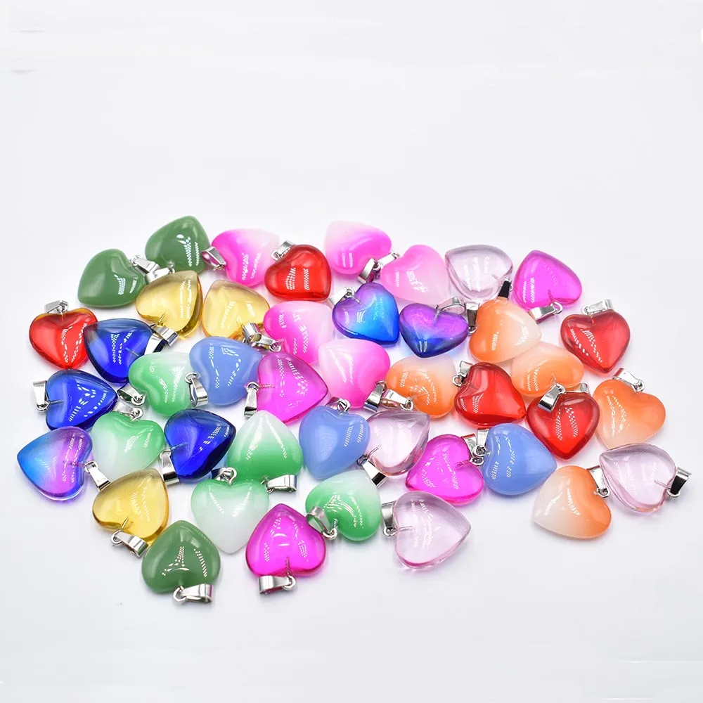 Fashion good beautiful glass crystal mixed heart shape pendants 20mm for DIY jewelry making 50pcs/lot Wholesale Free shipping
Fashion good beautiful glass crystal mixed heart shape pendants 20mm for DIY jewelry making 50pcs/lot Wholesale Free shipping