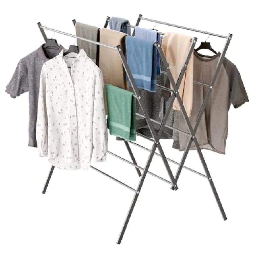 Drying Rack Clothing, Large 12 Drying Poles Clothes Drying Rack, Foldable Portable Laundry Drying Rack for Air Drying Clothing,
Drying Rack Clothing, Large 12 Drying Poles Clothes Drying Rack, Foldable Portable Laundry Drying Rack for Air Drying Clothing,