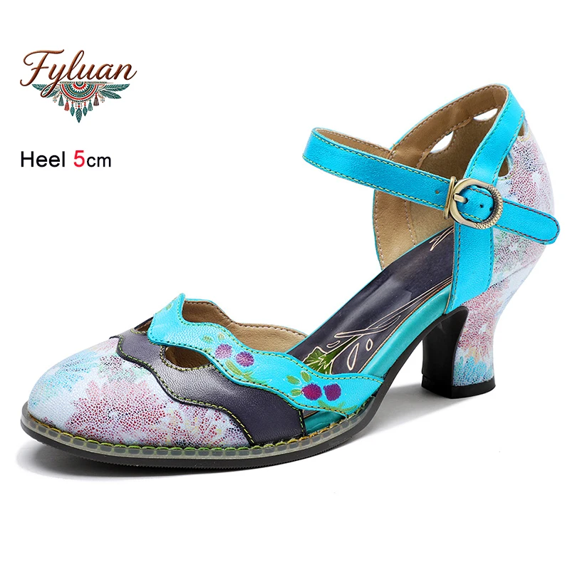 2026 Fashion Summer Light Blue Print Women's Sandals Conical Middle Heels 5cm Side Hollow Cover Heel Ladies Pumps Bohemian Shoes
2026 Fashion Summer Light Blue Print Women's Sandals Conical Middle Heels 5cm Side Hollow Cover Heel Ladies Pumps Bohemian Shoes