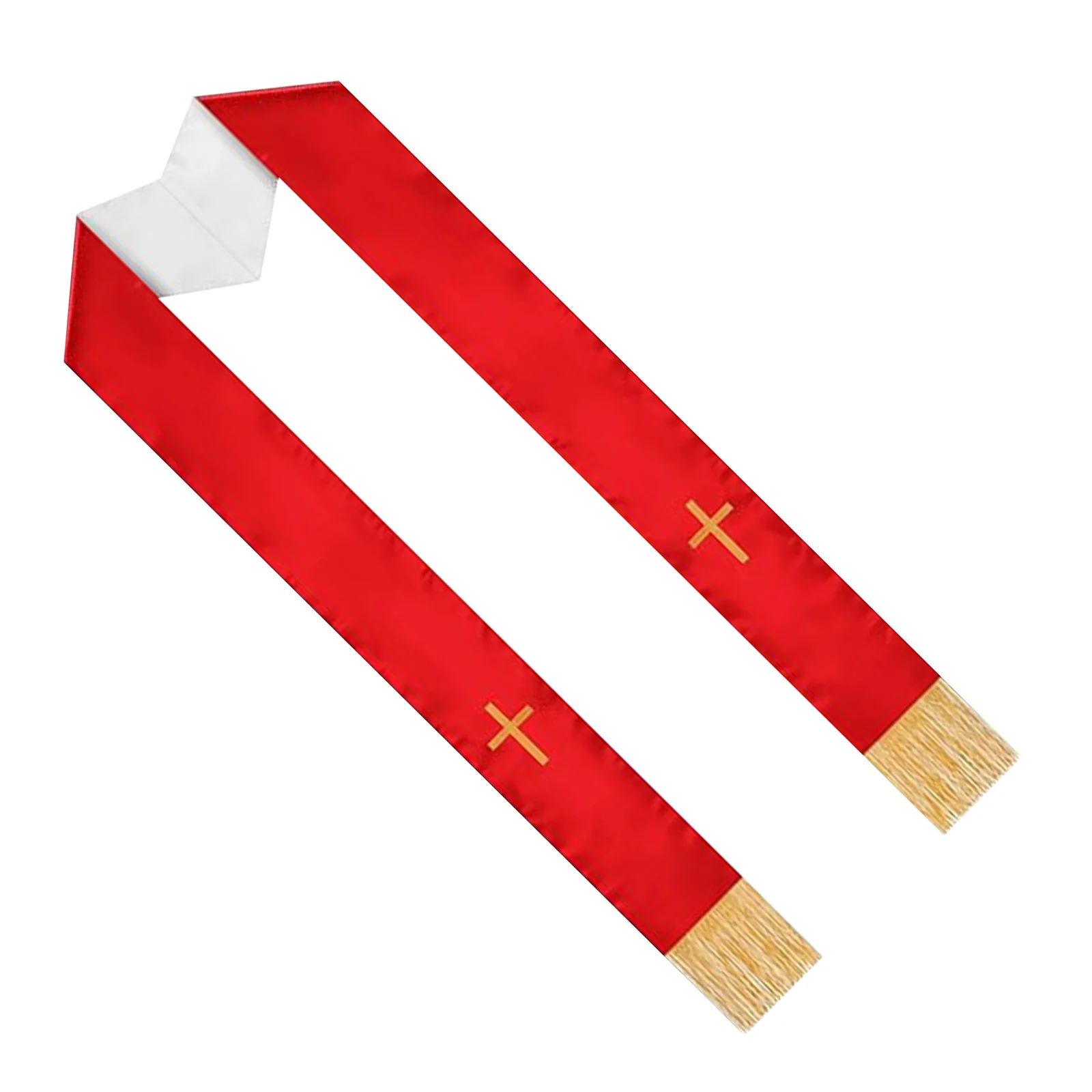 Wedding Church Clergy Stole 53 Inch Reversible Double-Sided Embroidered Shawl with Cross Design Bridal Scarf Wrap
Wedding Church Clergy Stole 53 Inch Reversible Double-Sided Embroidered Shawl with Cross Design Bridal Scarf Wrap