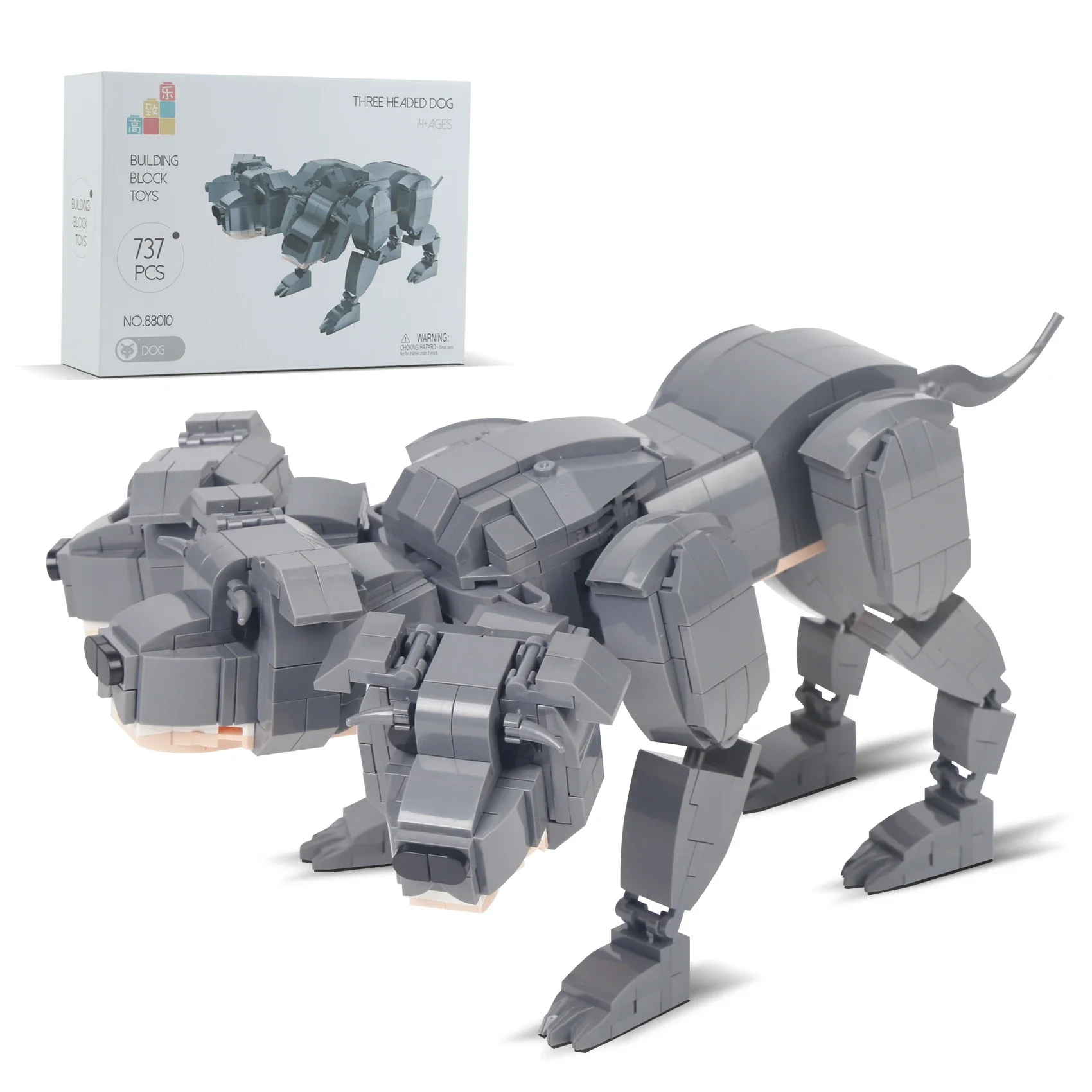 737PCS Creative The Three-Headed Dog Cerberus Fluffy Building Blocks Assemble Bricks Toys Gift For Children Kids
737PCS Creative The Three-Headed Dog Cerberus Fluffy Building Blocks Assemble Bricks Toys Gift For Children Kids