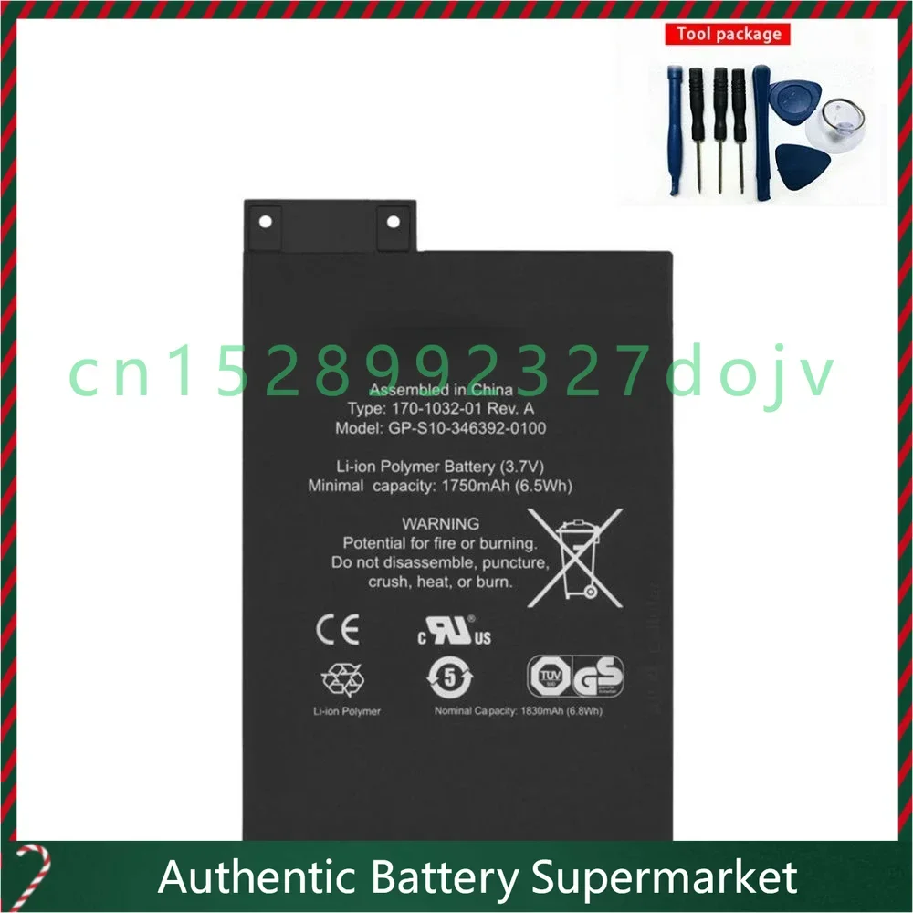3,7 В 1750 мАч GP-S10- 346392 -0100 Аккумулятор для Amazon Kindle 3 GP-S10- 346392 -0100 S11GTSF01A Аккумулятор для электронной книги + трек номер
3,7 В 1750 мАч GP-S10- 346392 -0100 Аккумулятор для Amazon Kindle 3 GP-S10- 346392 -0100 S11GTSF01A Аккумулятор для электронной книги + трек номер