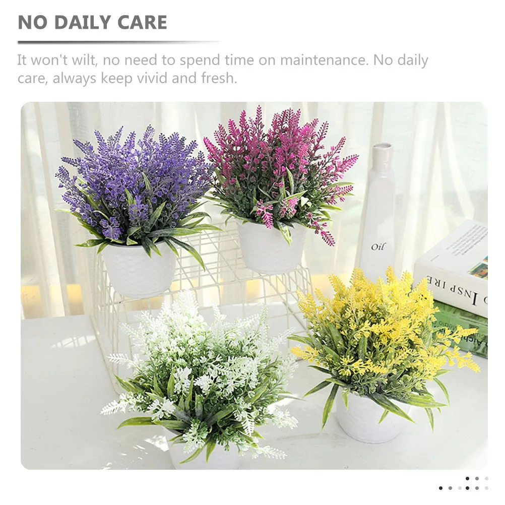 Artificial Lavender Faux Plant Decorative Plants Pot Realistic Appearance Vivid Details Excellent Craftsmanship No Maintenance
Artificial Lavender Faux Plant Decorative Plants Pot Realistic Appearance Vivid Details Excellent Craftsmanship No Maintenance