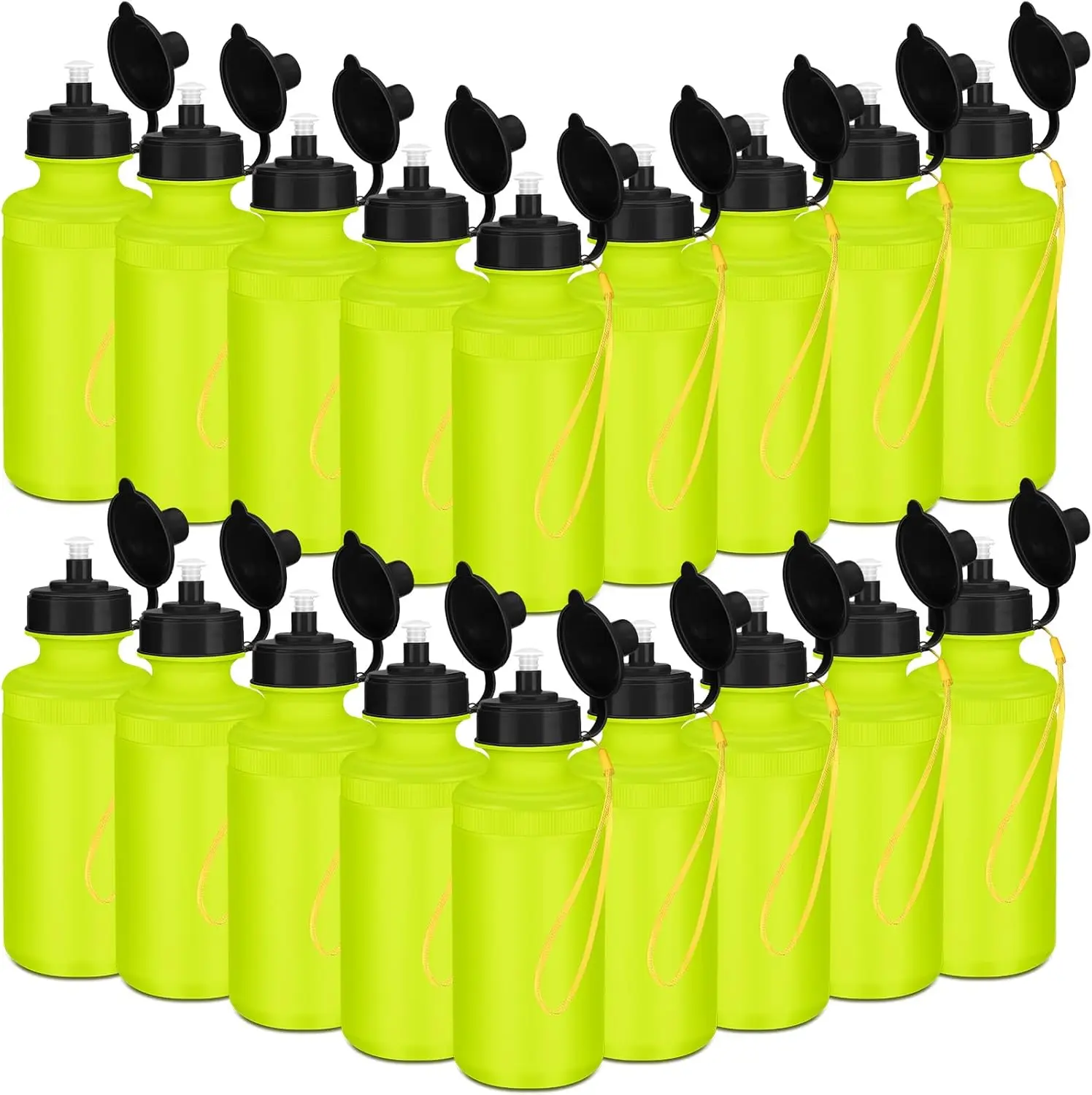 36 Pcs Sports Water Bottles Bulk Squeeze Reusable BPA-Free Plastic Water Bottles for Students School Travel Hiking Cycling Event
36 Pcs Sports Water Bottles Bulk Squeeze Reusable BPA-Free Plastic Water Bottles for Students School Travel Hiking Cycling Event