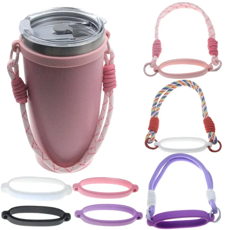 Милый красочный ремешок для бутылок, ремешок для переноски без рук, мягкая силиконовая и тканая веревка, удобная ручка, простая в использовании для бутылки с водой
Милый красочный ремешок для бутылок, ремешок для переноски без рук, мягкая силиконовая и тканая веревка, удобная ручка, простая в использовании для бутылки с водой