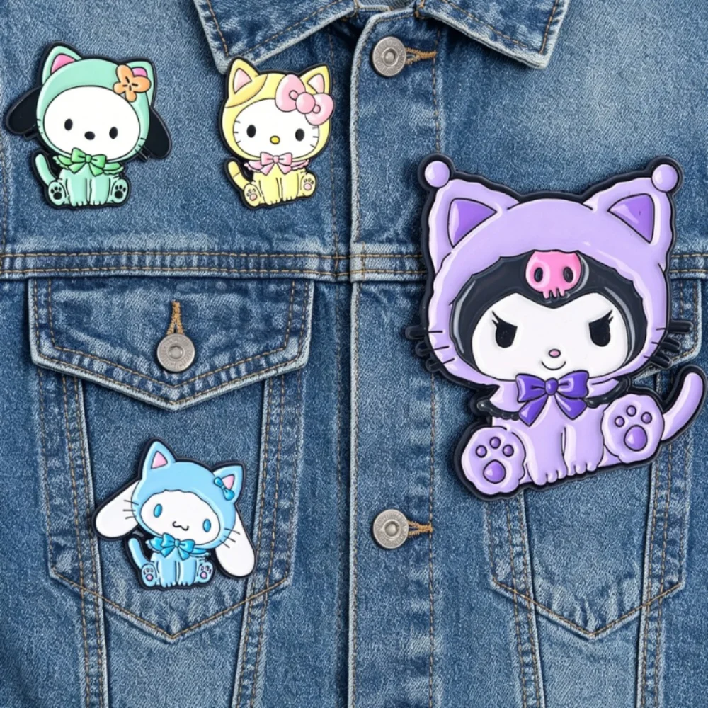 4Pcs/set Sanrio Hello Kitty, Kuromi, Miffy metal badges, clothing accessories, holiday gifts
4Pcs/set Sanrio Hello Kitty, Kuromi, Miffy metal badges, clothing accessories, holiday gifts