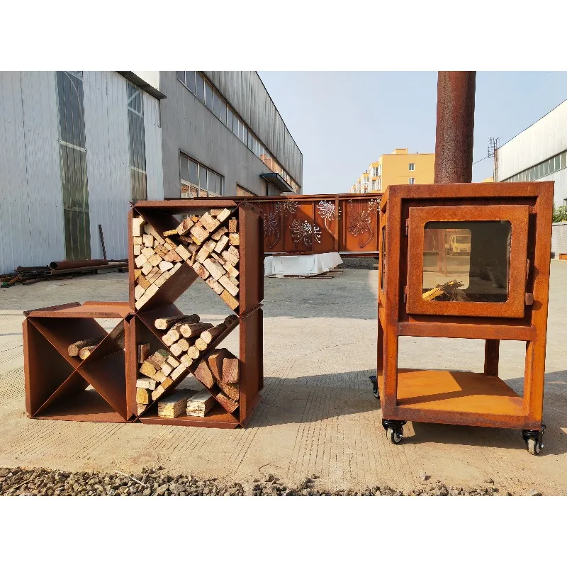 【Best-selling】Outdoor Wood Fireplace with Chimney Corten Steel Eco Garden Stoves with 4-sided Glass
【Best-selling】Outdoor Wood Fireplace with Chimney Corten Steel Eco Garden Stoves with 4-sided Glass