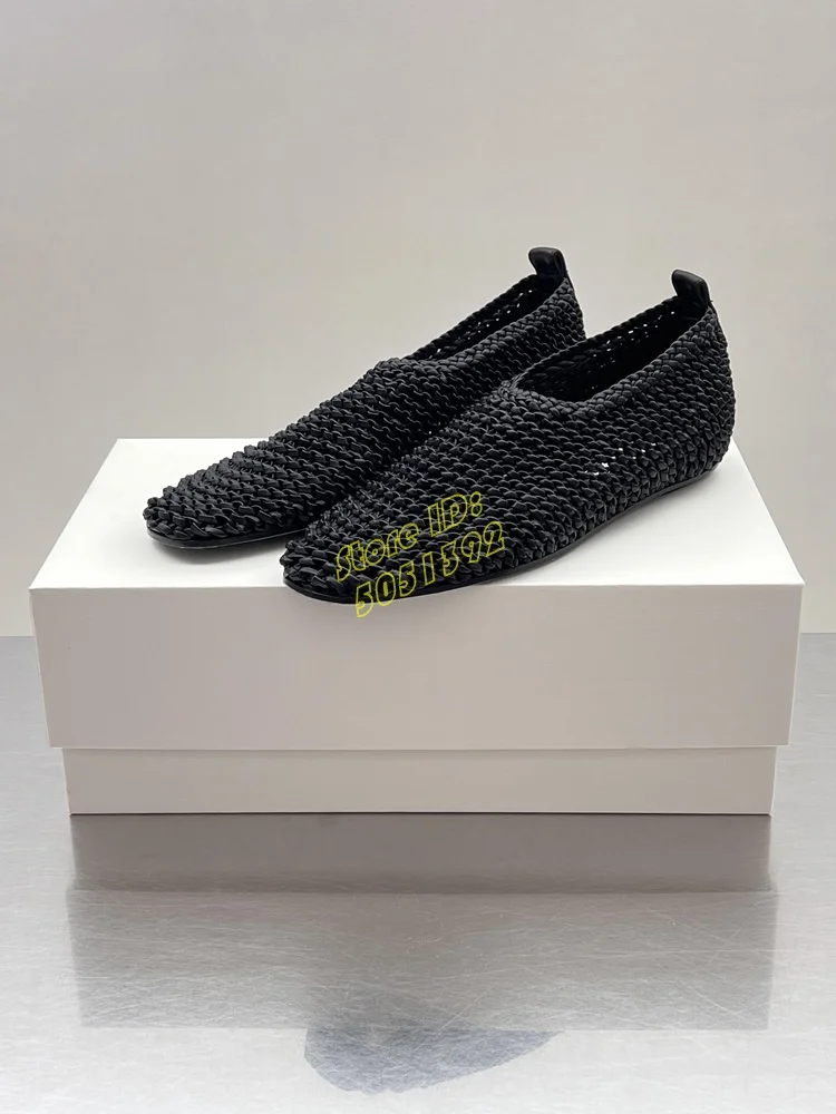 2025 New Arrivals Woven Flat With Shoes Slip On Round Toe Black Hollow Fashion Women Shoes Low Heel Dress Shoes
2025 New Arrivals Woven Flat With Shoes Slip On Round Toe Black Hollow Fashion Women Shoes Low Heel Dress Shoes