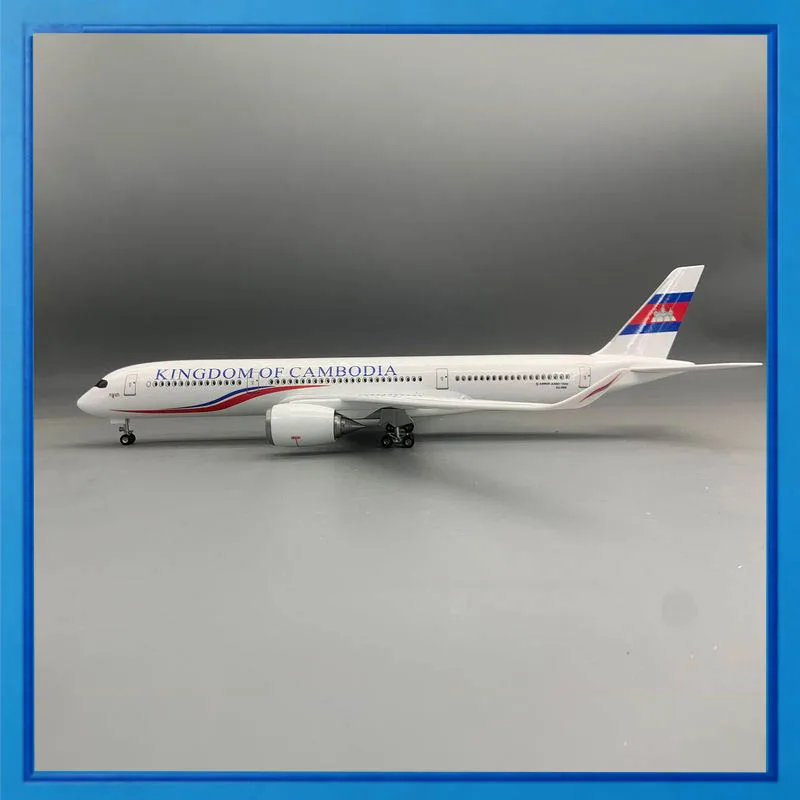 Kingdom Of Cambodia Airbus A350 Airplane Model 47Cm With Led Lights And Wheels Static Simulation Display Ornament
Kingdom Of Cambodia Airbus A350 Airplane Model 47Cm With Led Lights And Wheels Static Simulation Display Ornament