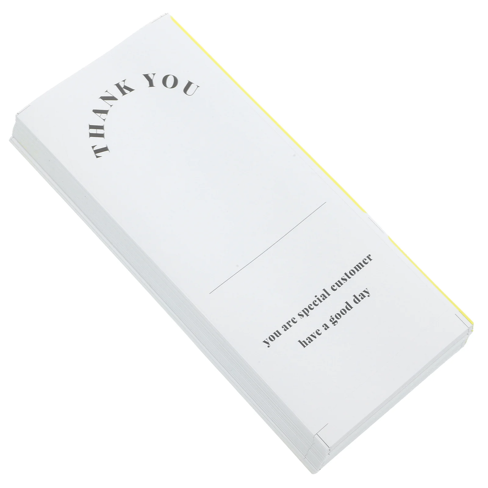 50 Pcs Sticker Decoration Thank You Stickers for Packaging Rectangular Labels Sealing
50 Pcs Sticker Decoration Thank You Stickers for Packaging Rectangular Labels Sealing