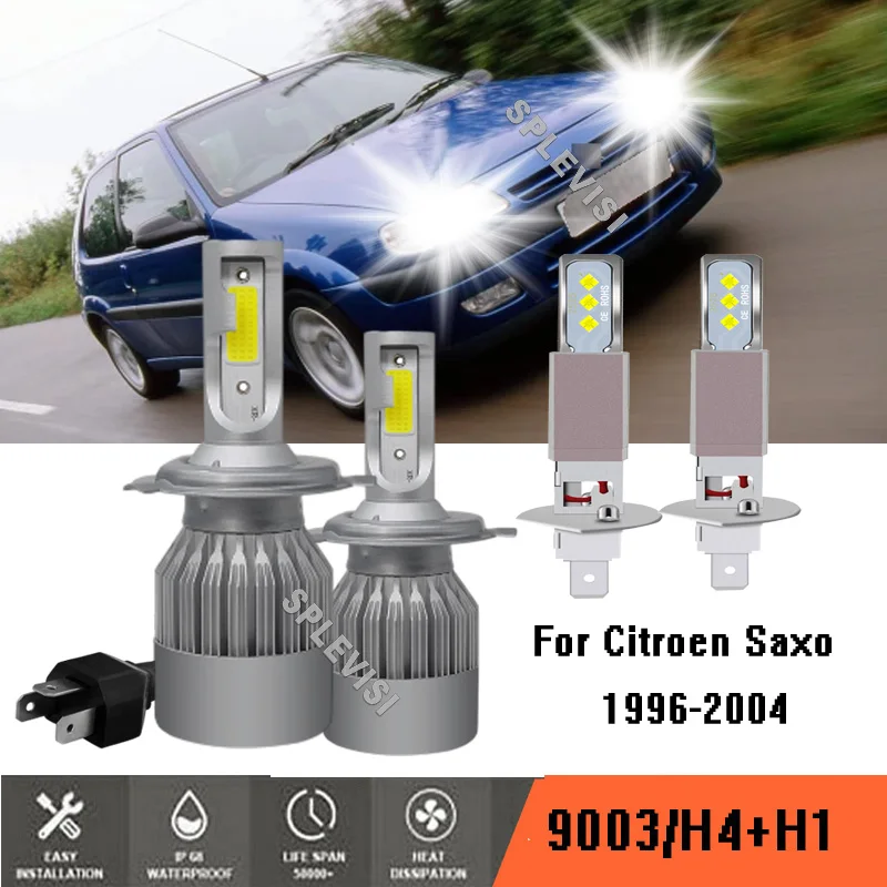 Xenon White Led Headlight Fog Light Bulbs Kit For Citroen Saxo 1996-2004 1997 1998 1999 2000 2001 2002 2003 2004
Xenon White Led Headlight Fog Light Bulbs Kit For Citroen Saxo 1996-2004 1997 1998 1999 2000 2001 2002 2003 2004