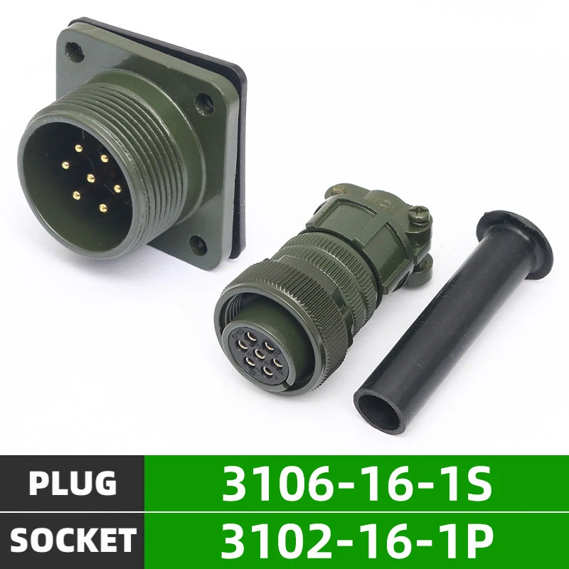 Ms5015 American Standard Waterproof Aviation Plug And Socket 7-Pin MS3106A-16S-1S MS3102A-16S-1P
Ms5015 American Standard Waterproof Aviation Plug And Socket 7-Pin MS3106A-16S-1S MS3102A-16S-1P