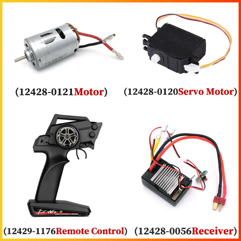 Wltoys 1/12 12428 12423 12429 RC Original Spare Parts V2 2.4G 1176 Remote control 0056 Receiver 0121 Motor RC Car Parts
Wltoys 1/12 12428 12423 12429 RC Original Spare Parts V2 2.4G 1176 Remote control 0056 Receiver 0121 Motor RC Car Parts