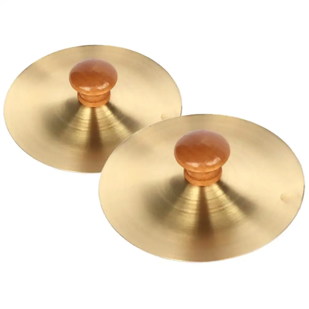 2Pcs Mini Musical Copper Cymbal Kids Percussion Instrument Finger Cymbals with Wooden Handles for Children Party Toys
2Pcs Mini Musical Copper Cymbal Kids Percussion Instrument Finger Cymbals with Wooden Handles for Children Party Toys