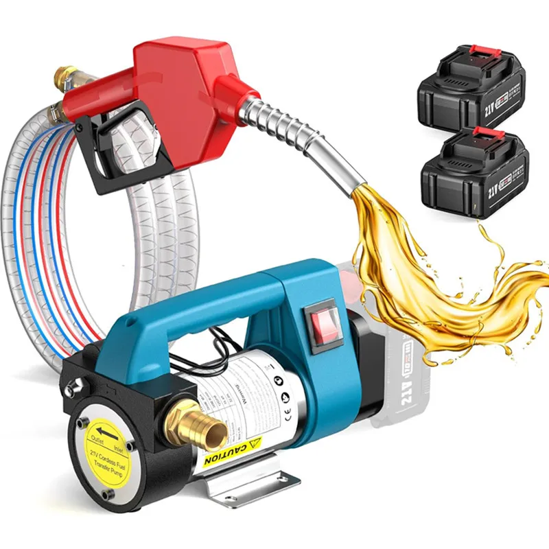 SEESII Cordless Diesel Transfer Pump Kit 21V DC Fuel Transfer Pump Battery Powered 12GPM Portable Self-Priming Diesel Pump Kit
SEESII Cordless Diesel Transfer Pump Kit 21V DC Fuel Transfer Pump Battery Powered 12GPM Portable Self-Priming Diesel Pump Kit