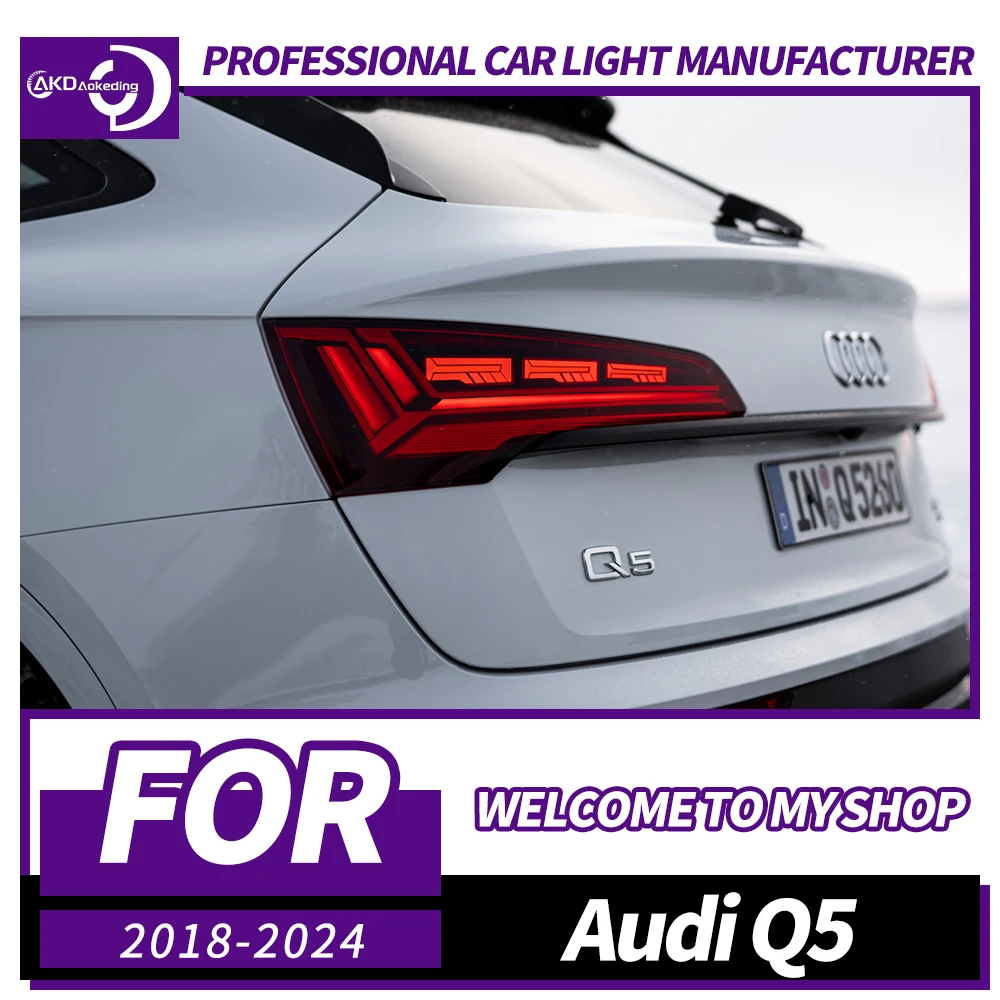 Задний фонарь AKD для Audi Q5, светодиодный задний фонарь 2018-2024 Q5 Q5L, задний противотуманный тормозной сигнал поворота, автомобильные аксессуары
Задний фонарь AKD для Audi Q5, светодиодный задний фонарь 2018-2024 Q5 Q5L, задний противотуманный тормозной сигнал поворота, автомобильные аксессуары