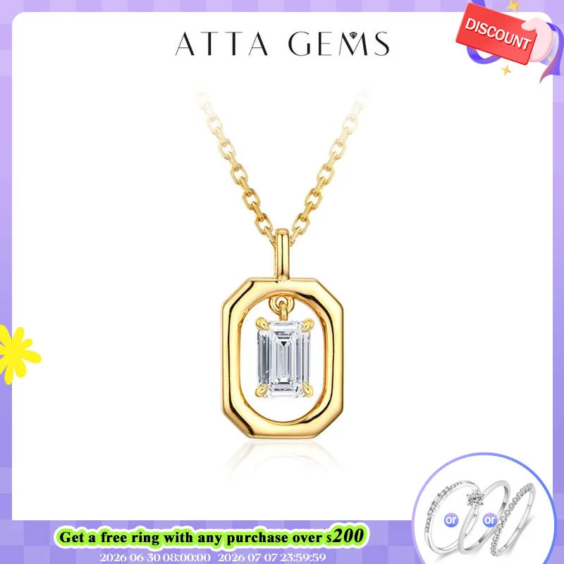 ATTAGEMS Top Quality Moissanite Diamond Necklace for Women Solid 10k 14k 18k Yellow Gold Penant Fine Jewelry Gifts Wholesale New
ATTAGEMS Top Quality Moissanite Diamond Necklace for Women Solid 10k 14k 18k Yellow Gold Penant Fine Jewelry Gifts Wholesale New