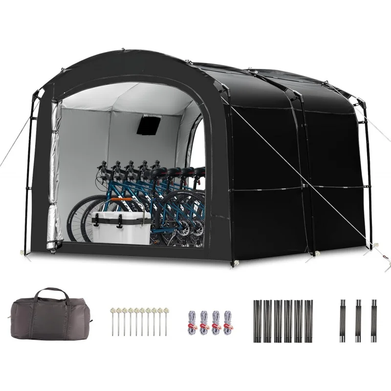 Happy Travel Large Portable Bike Storage Tent, 2-in-1 Outdoor Shelter with Mesh Double, Bikes, Lawn Mower
Happy Travel Large Portable Bike Storage Tent, 2-in-1 Outdoor Shelter with Mesh Double, Bikes, Lawn Mower