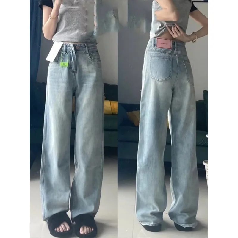 Women Wide Leg Baggy Jeans Lady Vintage Y2K Punk Low Rise Waist Loose Denim Pants Streetwear Fashion Trashy Long Skater Trousers
Women Wide Leg Baggy Jeans Lady Vintage Y2K Punk Low Rise Waist Loose Denim Pants Streetwear Fashion Trashy Long Skater Trousers
