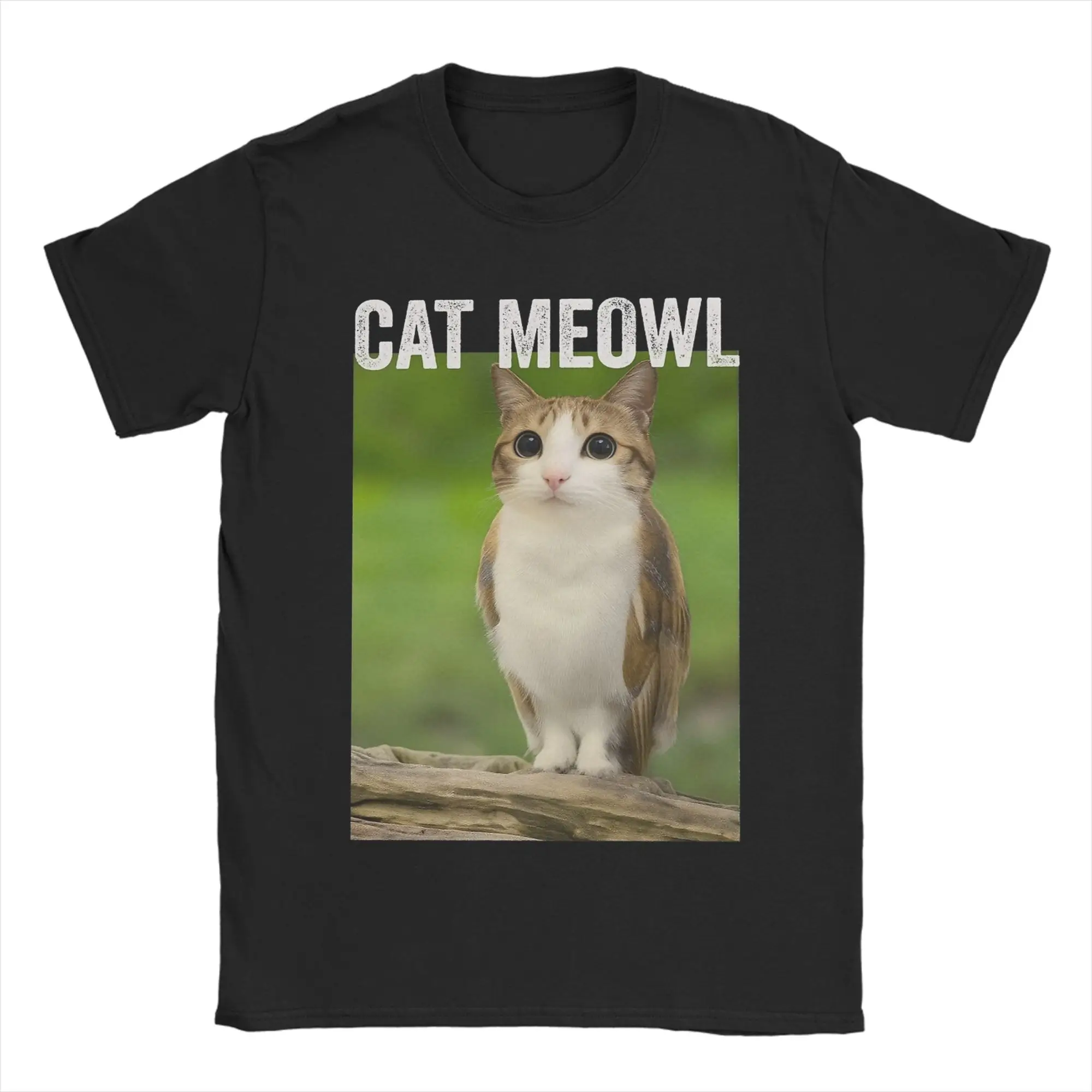 Men's T-Shirt Cat Meowl Funny Cat Owl For Animal Lovers Pure Cotton Tee Shirt Short Sleeve T Shirts Round Neck Clothes Gift Idea
Men's T-Shirt Cat Meowl Funny Cat Owl For Animal Lovers Pure Cotton Tee Shirt Short Sleeve T Shirts Round Neck Clothes Gift Idea