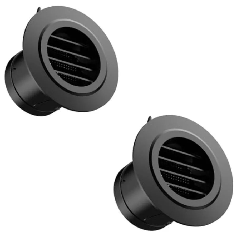 offit Ven 3 Inch, offit Exhaut Vent Exter Round Vent Cover with -in a Fly creen for He, Black, 2Pc
offit Ven 3 Inch, offit Exhaut Vent Exter Round Vent Cover with -in a Fly creen for He, Black, 2Pc