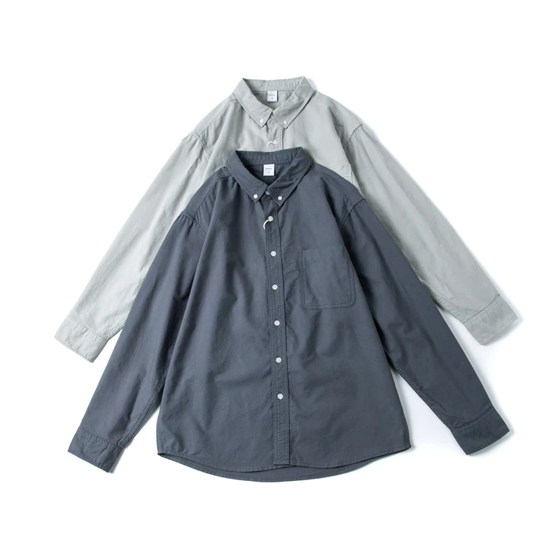 Japanese Style Retro Long Sleeve Pure Cotton Men's Shirt Spring New Arrival Versatile Oxford Cloth Classic Style Trendy Shirt
Japanese Style Retro Long Sleeve Pure Cotton Men's Shirt Spring New Arrival Versatile Oxford Cloth Classic Style Trendy Shirt