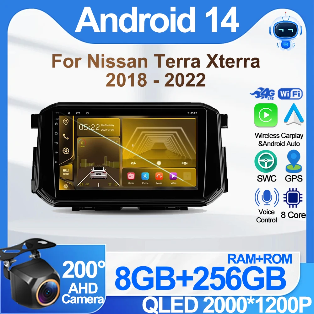 Автомобильный Android для Nissan Terra Xterra 2018-2022 GPS-навигация Стерео головное устройство Wi-Fi HDR QLED Экран Carplay Bluetooth BT 5G
Автомобильный Android для Nissan Terra Xterra 2018-2022 GPS-навигация Стерео головное устройство Wi-Fi HDR QLED Экран Carplay Bluetooth BT 5G