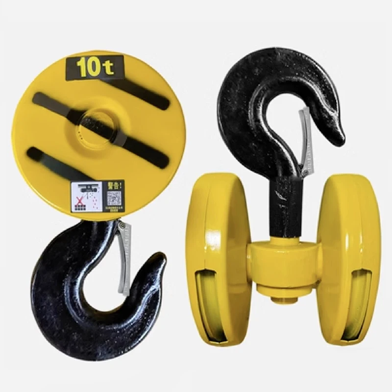 Factory Direct Supply 10T 20t European Type Crane Use Forged DIN Standard Hook Block Crane Spare Parts Forged Lifting Hoist Hook
Factory Direct Supply 10T 20t European Type Crane Use Forged DIN Standard Hook Block Crane Spare Parts Forged Lifting Hoist Hook